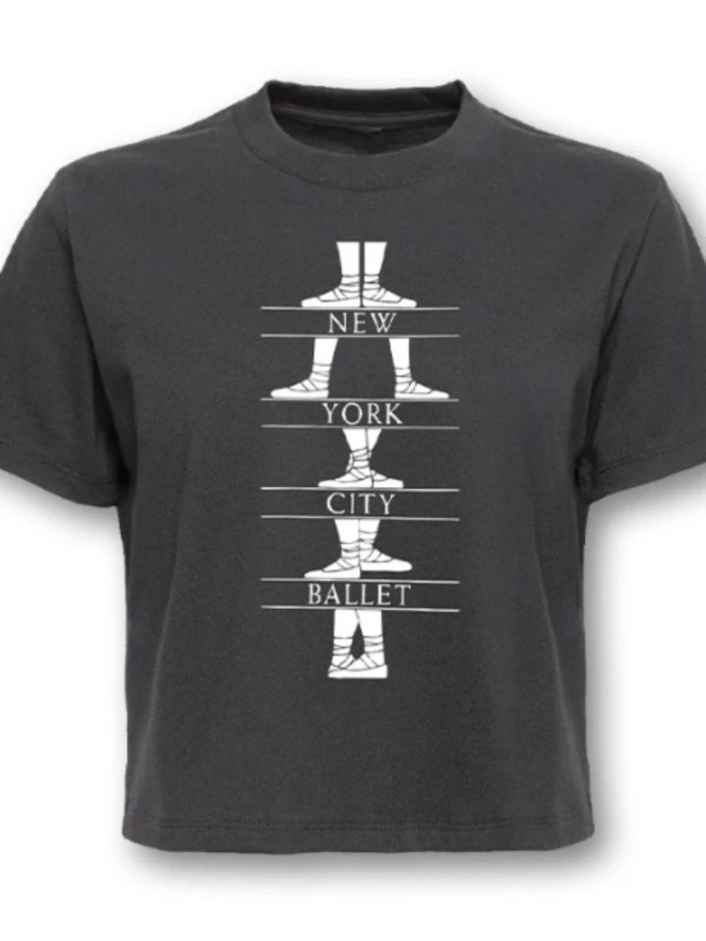 New York City Ballet Boxy 5 Positions Boxy Tee